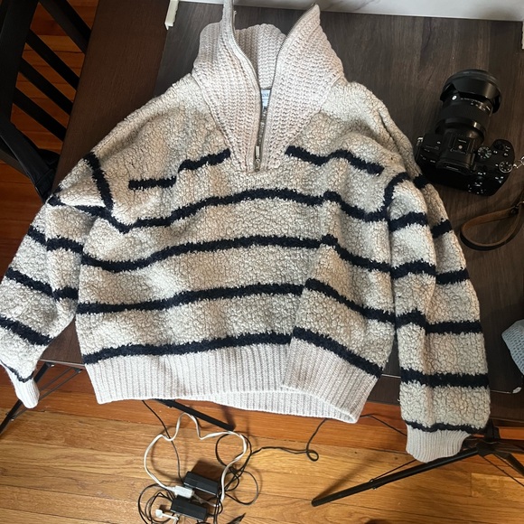 La Ligne Pullover Sweater M Sherpa - Picture 2 of 8